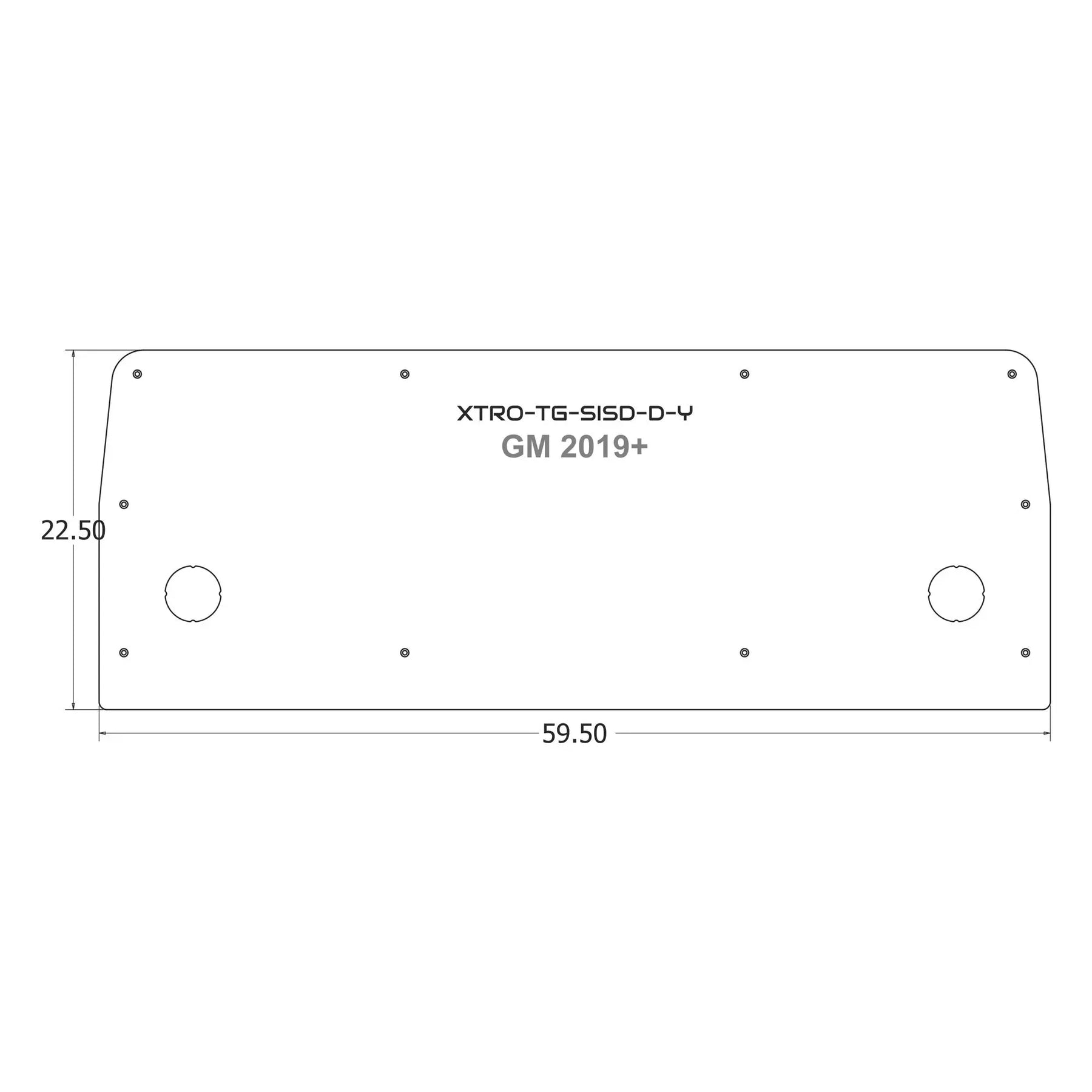 Powder-coated TrailGate panel for a standard Chevy Silverado tailgate