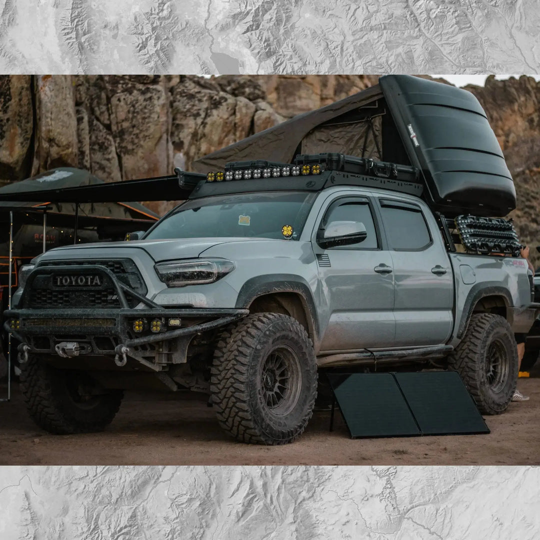 XTR1 bed rack setup on Toyota Tacoma