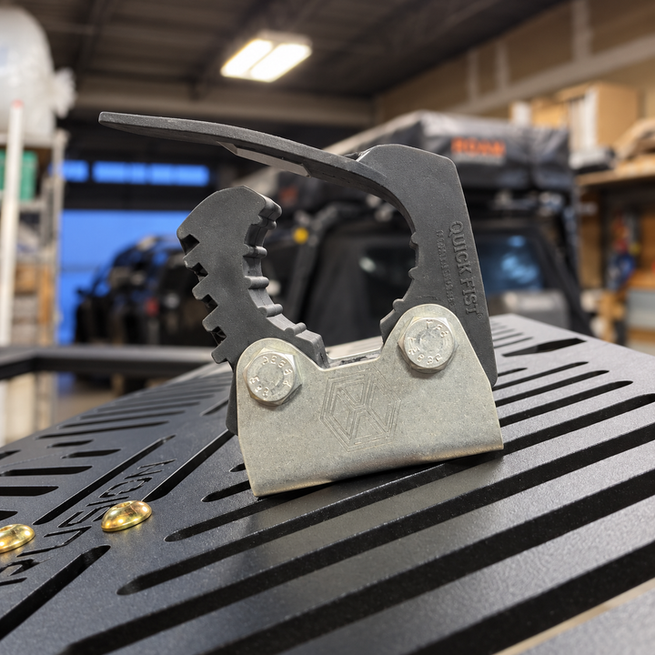 XTR Quick Fist Riser Mounts | Bed Rack Tool MountsXtrusion Overland