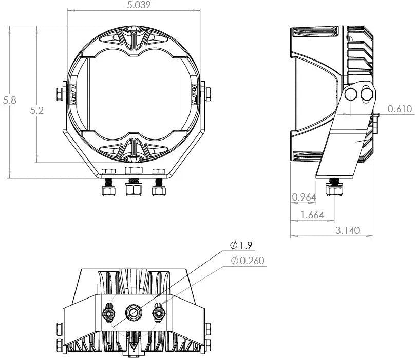 Baja Designs LP4 Pro LED Auxiliary Light Pod Pair - UniversalBaja Designs