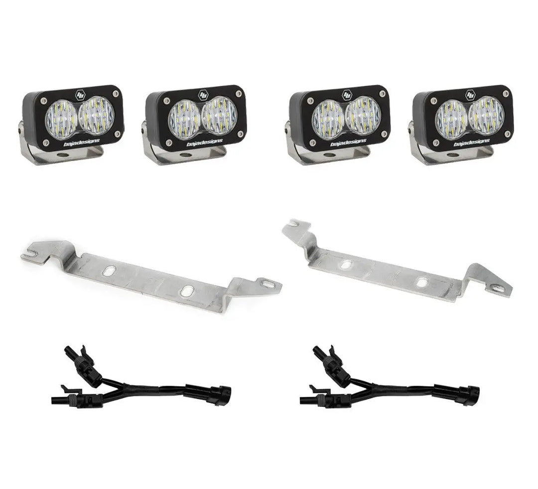 Baja Designs Toyota S2 Sport Dual Fog Pocket Light Kit - Toyota 2022-On TundraBaja Designs