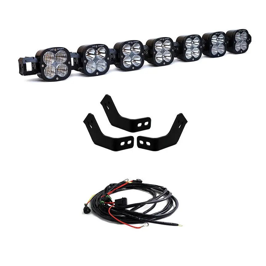 Baja Designs Toyota XL Linkable Roof Light Bar Kit For Prinsu/Sherpa Rack - Toyota 2010-23 4Runner; 2007-14 FJ Cruiser; 2005-23 Tacoma; 2007-21 TundraBaja Designs
