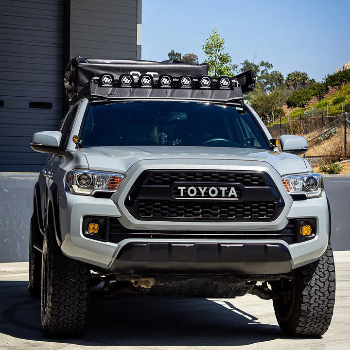 Baja Designs Toyota XL Linkable Roof Light Bar Kit For Prinsu/Sherpa Rack - Toyota 2010-23 4Runner; 2007-14 FJ Cruiser; 2005-23 Tacoma; 2007-21 TundraBaja Designs