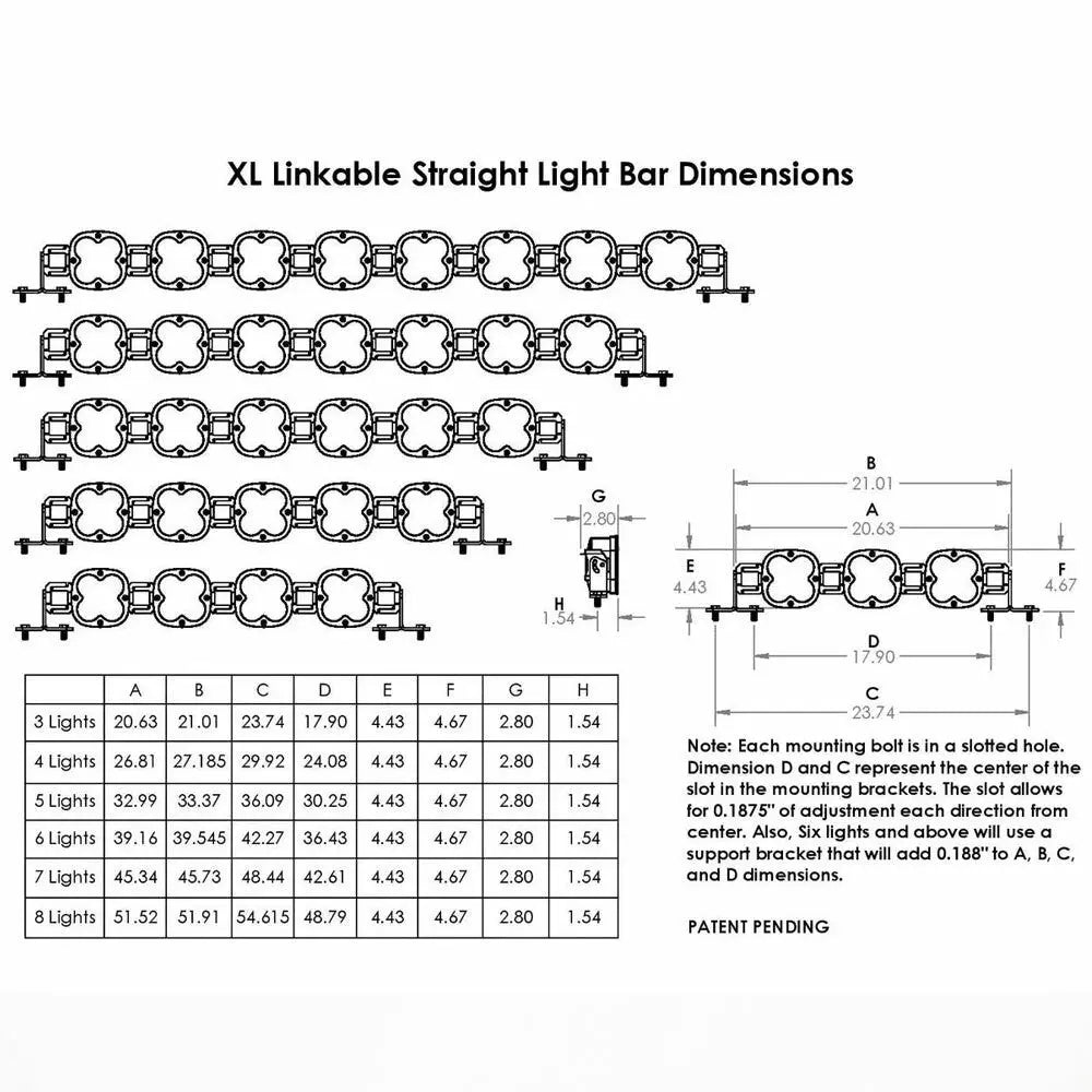 Baja Designs XL Linkable LED Light Bar - UniversalBaja Designs