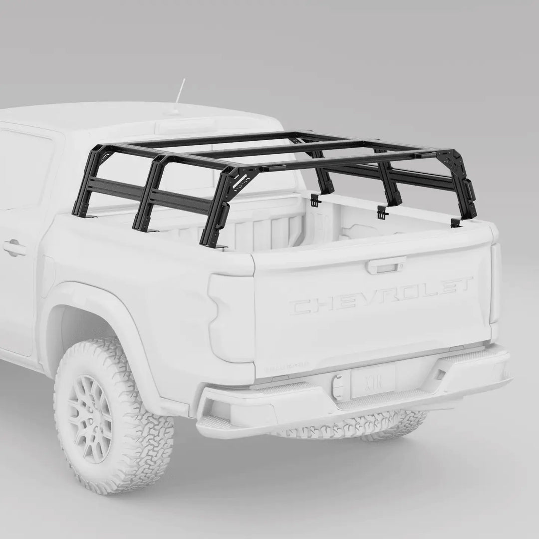 Chevy Colorado / GMC Canyon Bed Rack | XTR3 Popular Builds + MOLLE PackagesXtrusion Overland