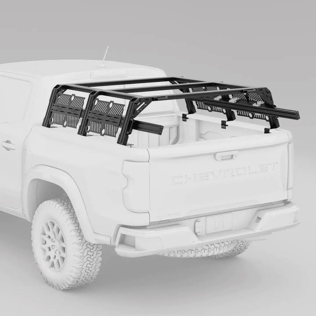 Chevy Colorado / GMC Canyon Bed Rack | XTR3 Popular Builds + MOLLE PackagesXtrusion Overland
