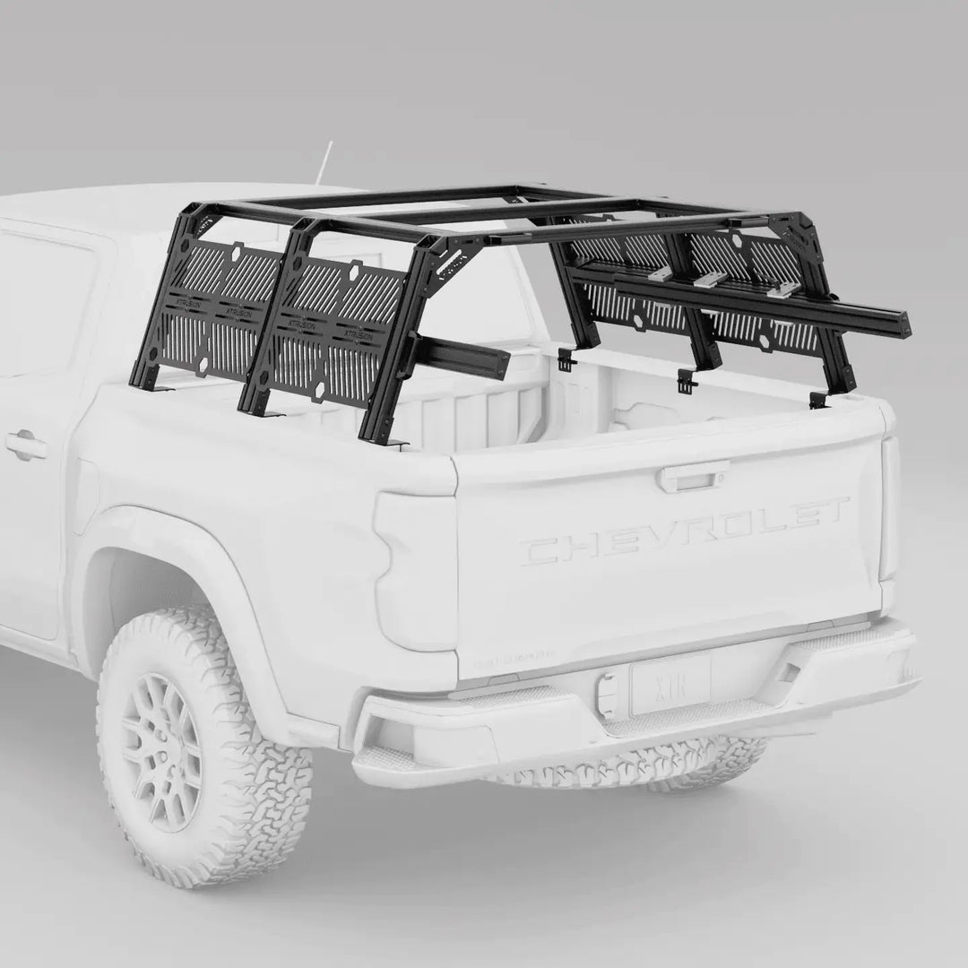 Chevy Colorado / GMC Canyon Bed Rack | XTR3 Popular Builds + MOLLE PackagesXtrusion Overland