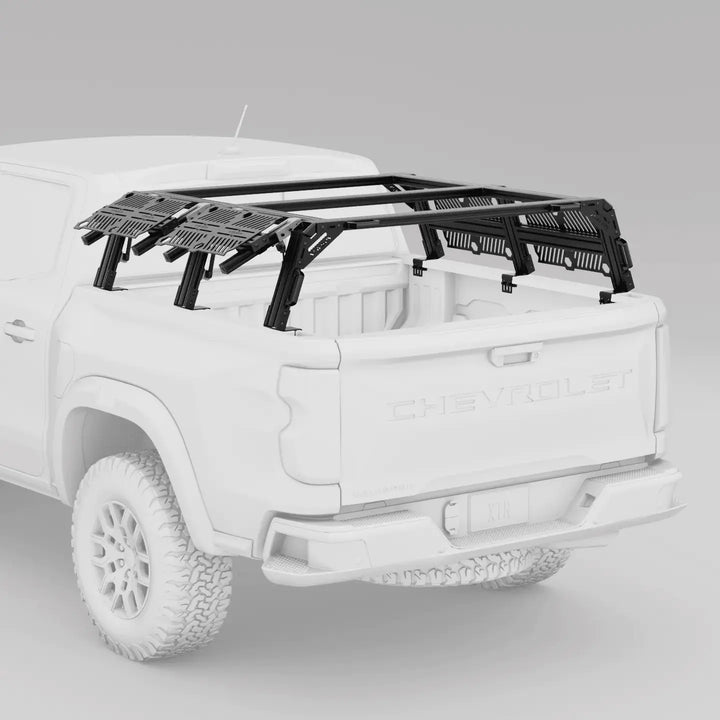 Chevy Colorado / GMC Canyon Bed Rack | XTR3 Popular Builds + MOLLE PackagesXtrusion Overland