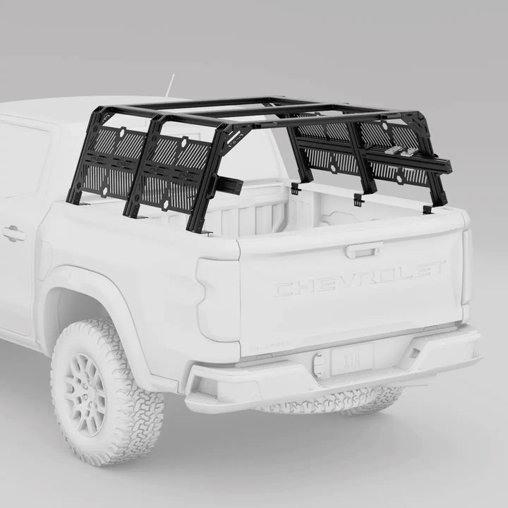 Chevy Colorado / GMC Canyon Bed Rack | XTR3 Popular Builds + MOLLE PackagesXtrusion Overland
