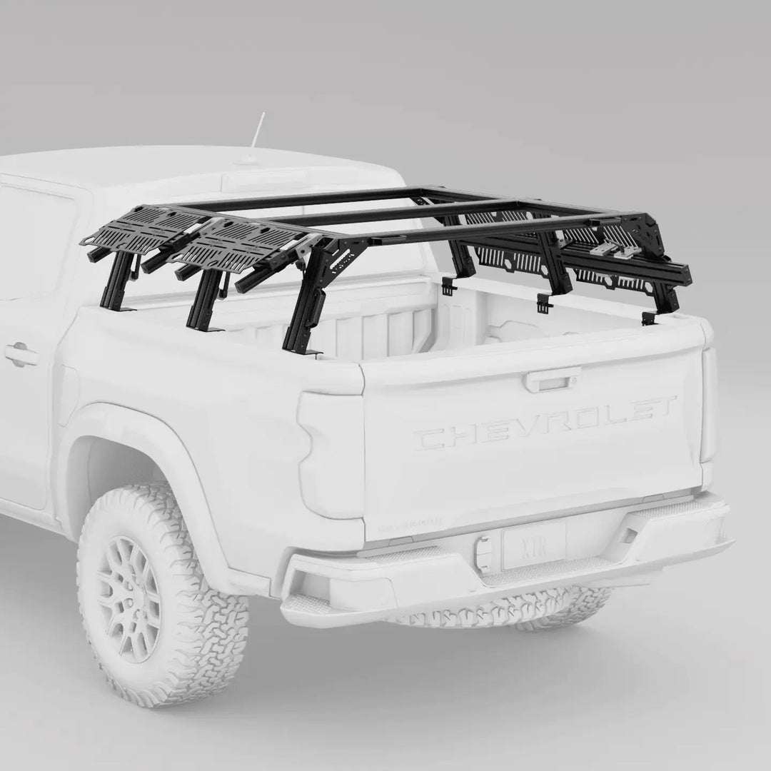 Chevy Colorado / GMC Canyon Bed Rack | XTR3 Popular Builds + MOLLE PackagesXtrusion Overland