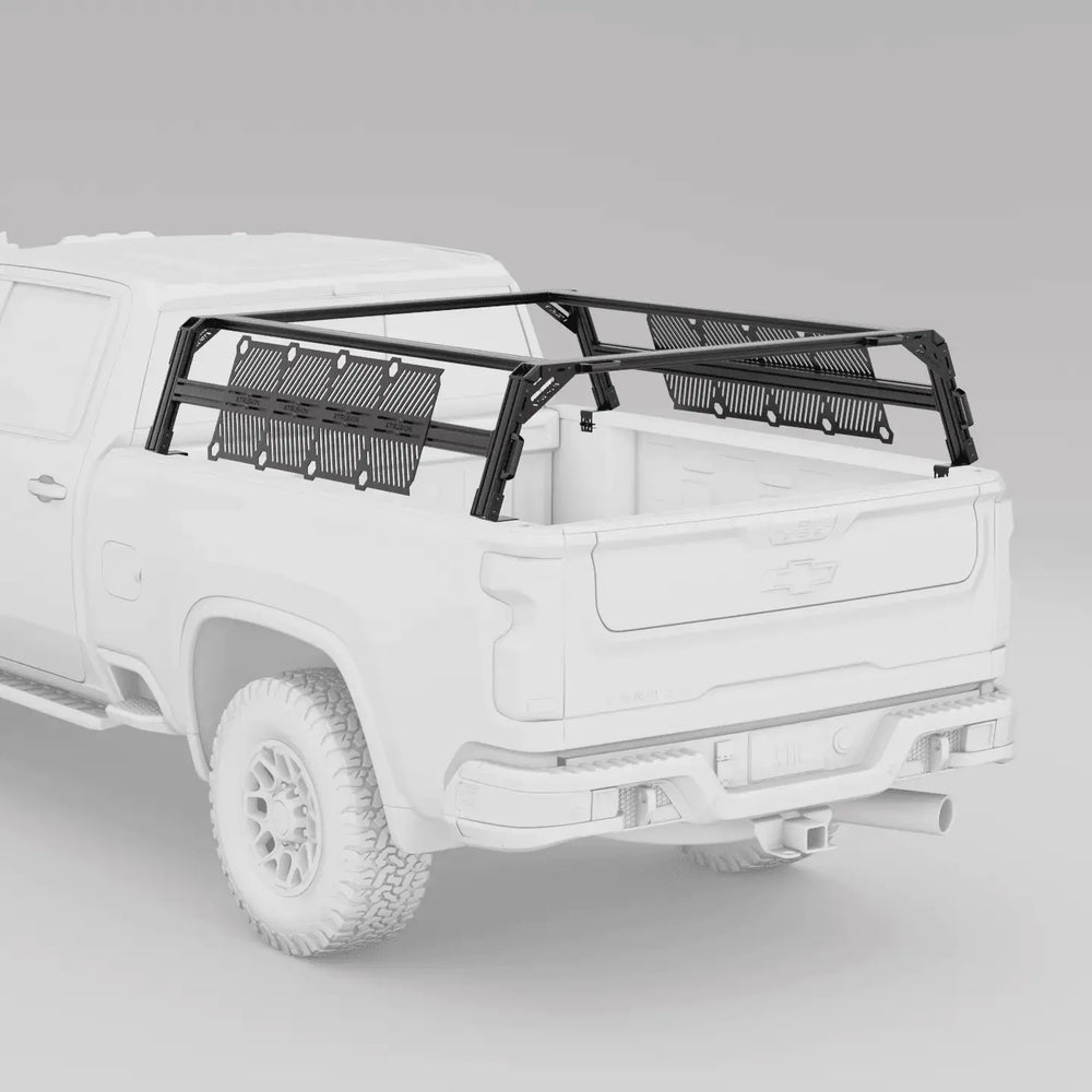 Chevy Silverado / GMC Sierra 2500HD & 3500HD Pre-configured XTR1 Bed RackXtrusion Overland