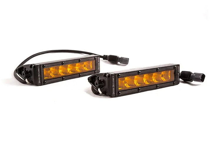 Diode Dynamics 6 inch LED Light Bar Single Row Straight SS6Xtrusion Overland