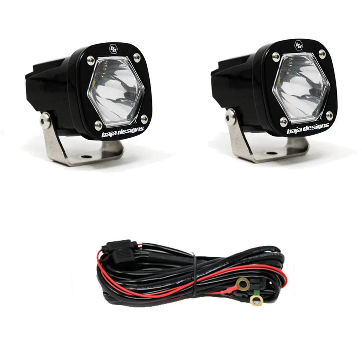 Baja Designs S1 Black LED Auxiliary Light Pod Pair - UniversalXtrusion Overland