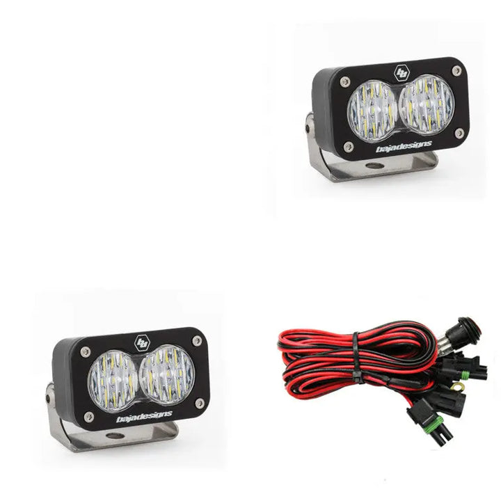 Baja Designs S2 Sport Black LED Auxiliary Light Pod Pair - UniversalXtrusion Overland