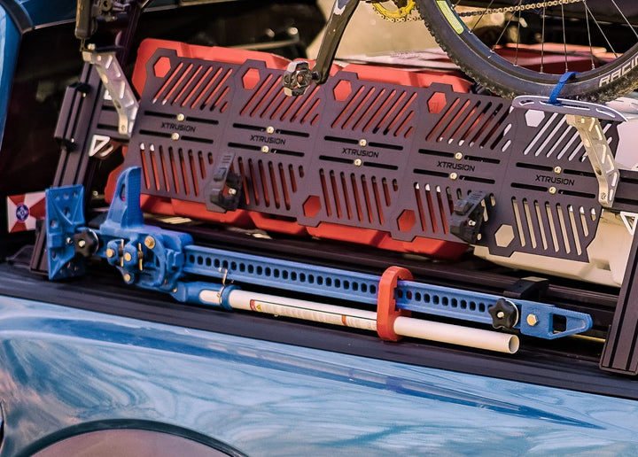 Hi-Lift Jack Mount for Bed Racks | XTR CNC AluminumXtrusion Overland