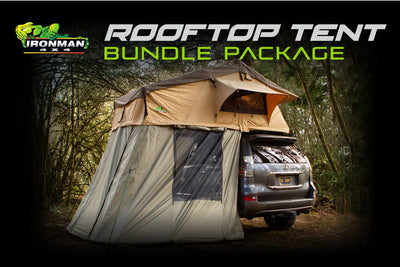 IRONMAN 4X4 CLASSIC SOFT SHELL ROOFTOP TENT BUNDLEIronman 4x4