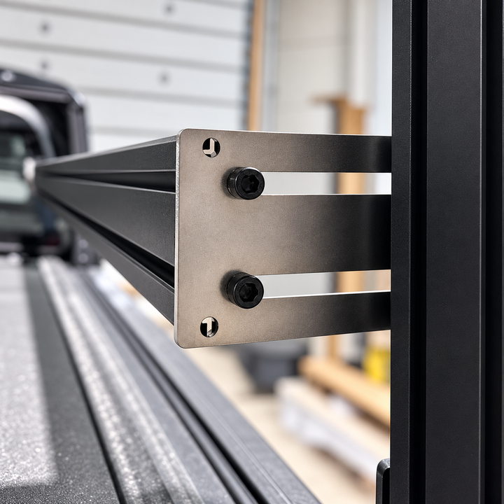XTR Recessed Side Brace Brackets | Slim Rack ProfileXtrusion Overland