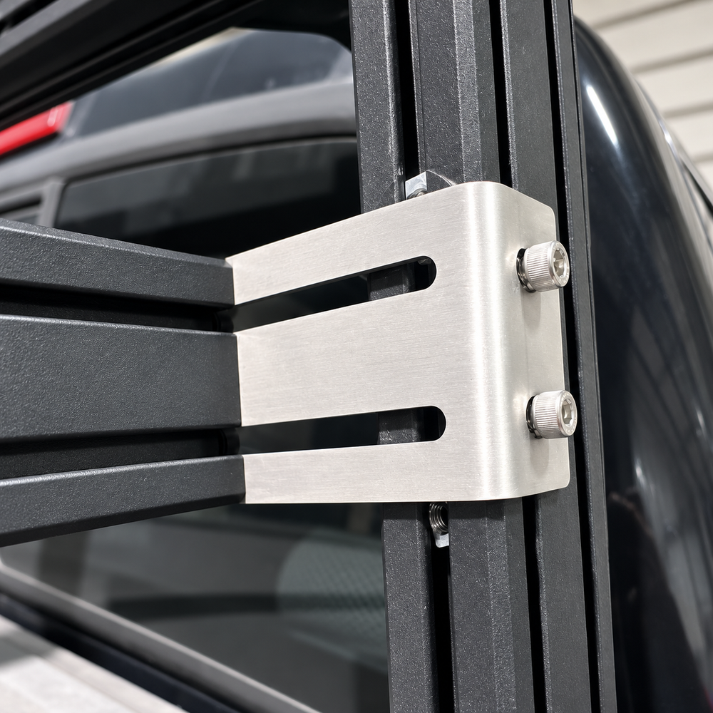 XTR Recessed Side Brace Brackets | Slim Rack ProfileXtrusion Overland
