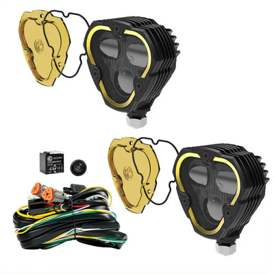 KC FLEX ERA® 3 Dual Mode SAE Fog Lights - 2-Light Master KitKC HiLites