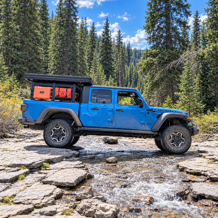 Jeep Wrangler JL/JLU &amp; Gladiator JT Ditch Light &amp; GMRS Antenna Mount BracketsXtrusion Overland
