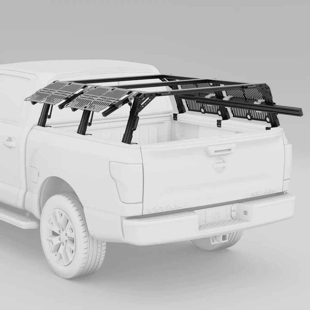 Nissan Titan Bed Rack | XTR3 Popular Builds + MOLLE PackagesXtrusion Overland