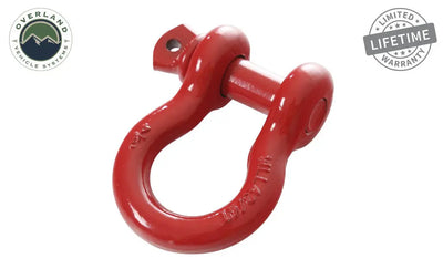 OVS Recovery Shackle 3/4" 4.75 Ton RedOverland Vehicle Systems