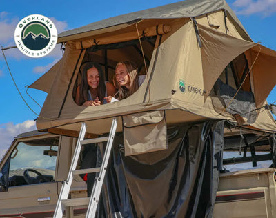OVS TMBK 3 Person Rooftop Tent with Green Rain FlyOverland Vehicle Systems