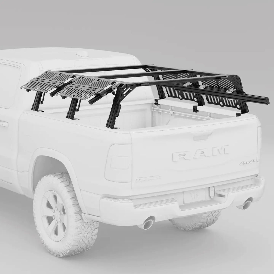 Ram 1500 Pre-configured Bed Rack (Straight Bed) | XTR3 Popular Builds + MOLLE PackagesXtrusion Overland