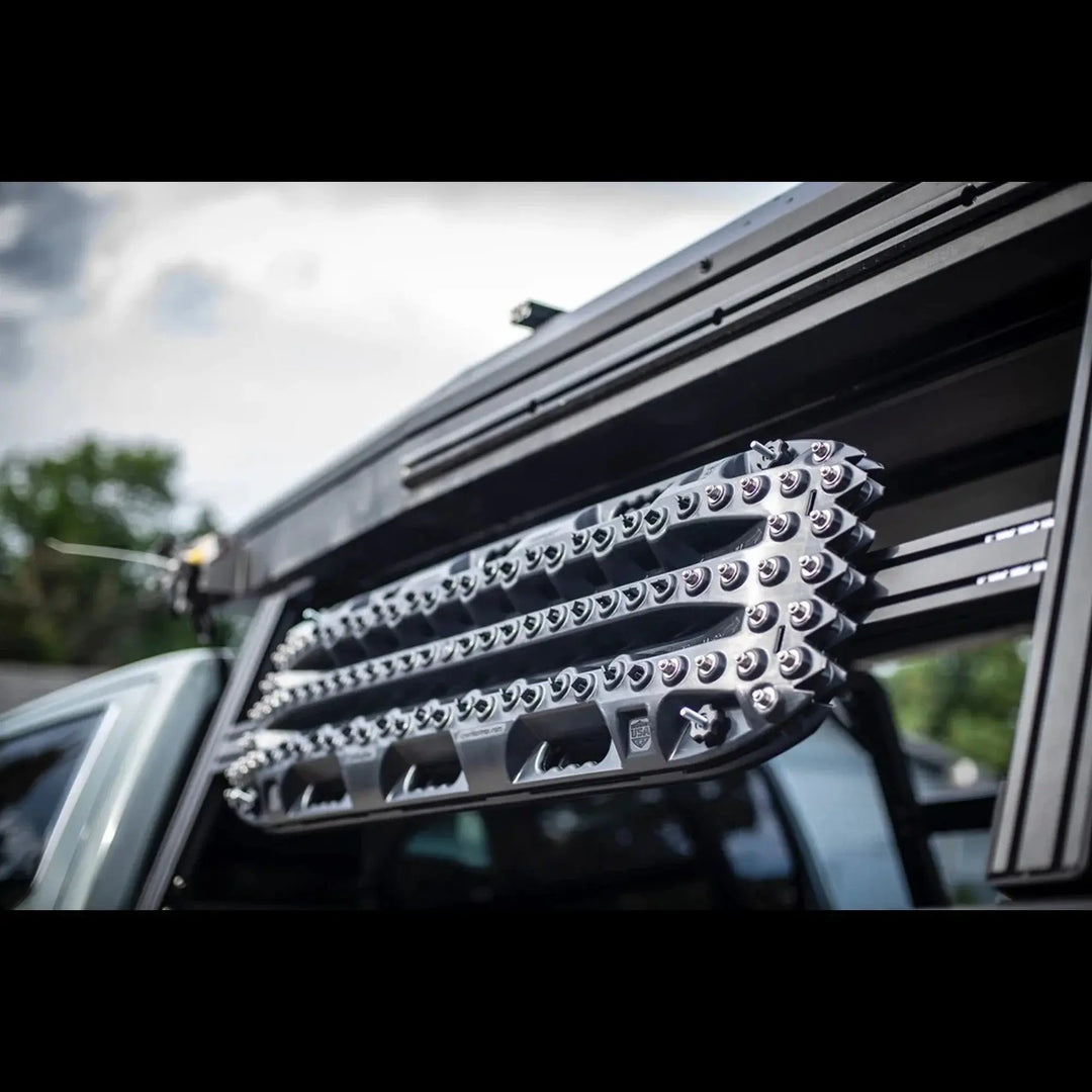 Recovery Board Mount for Bed Racks | MaxTrax & MoreXtrusion Overland