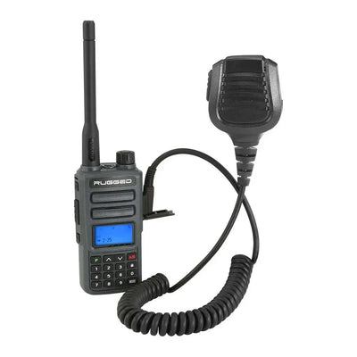 Rugged Radios BUNDLE - Rugged GMR2 GMRS and FRS Band Radio with Hand MicRugged Radios