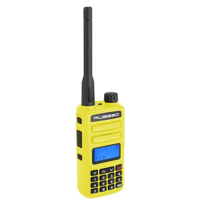 Rugged Radios Rugged GMR2 GMRS and FRS Two Way Handheld Radio - High Visibility Safety YellowRugged Radios