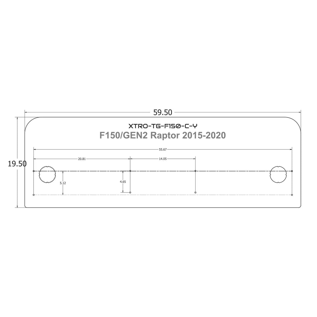 TrailGate Panel for Ford F-150/RaptorXtrusion Overland