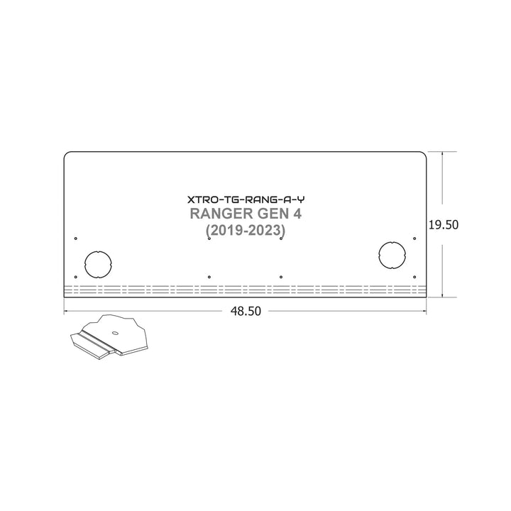 TrailGate Panel for Ford RangerXtrusion Overland