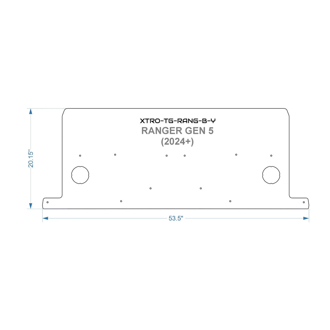 TrailGate Panel for Ford RangerXtrusion Overland