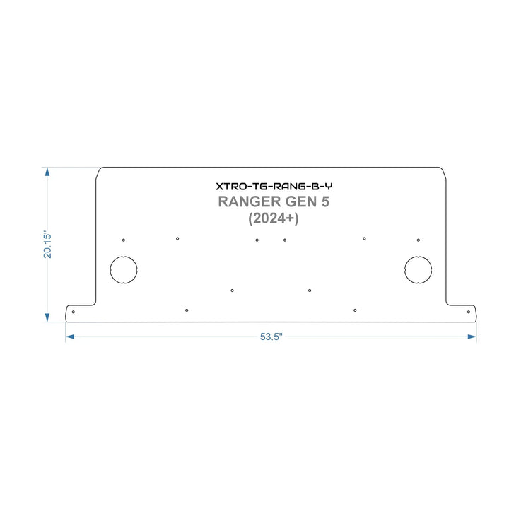 TrailGate Panel for Ford RangerXtrusion Overland