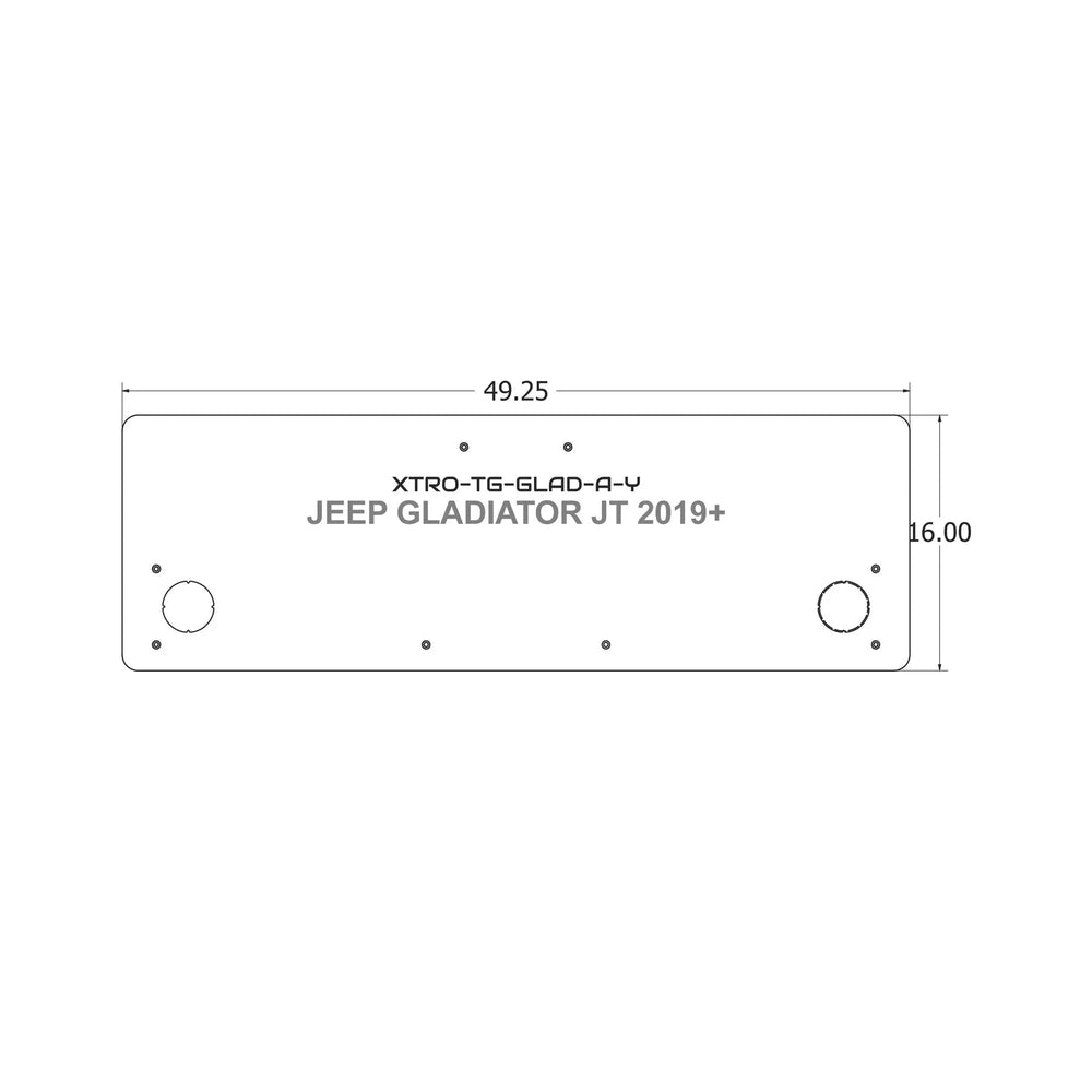 TrailGate Panel for Jeep Gladiator (2019+)Xtrusion Overland