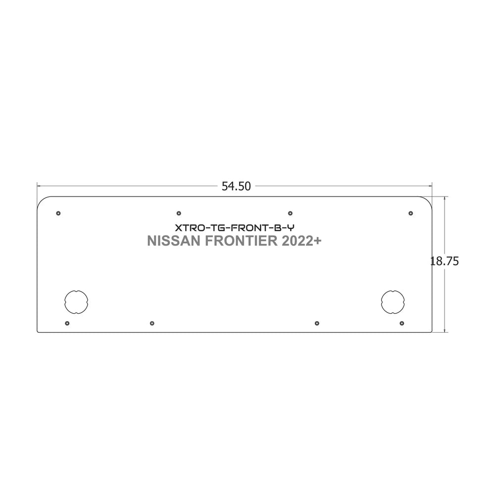 TrailGate Panel for Nissan Frontier (2022+)Xtrusion Overland
