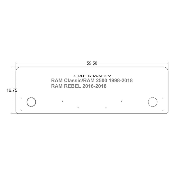 TrailGate Panel for Ram TrucksXtrusion Overland