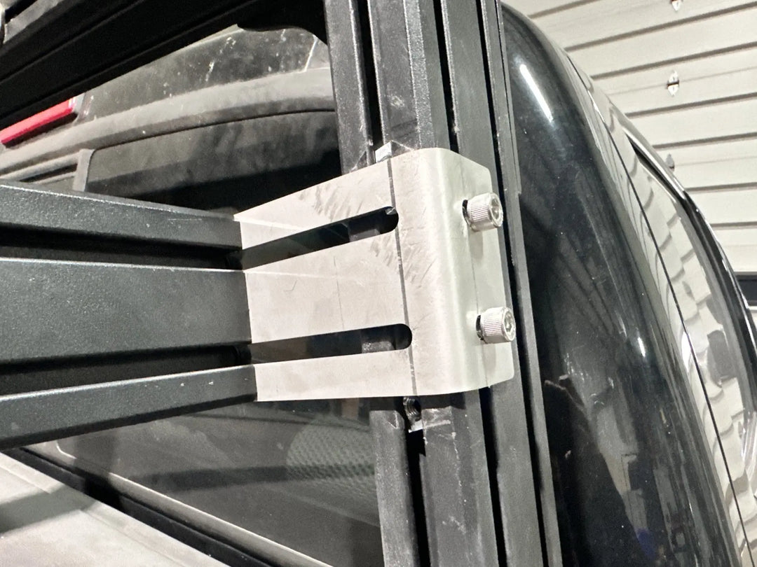 XTR Recessed Side Brace Brackets | Slim Rack ProfileXtrusion Overland