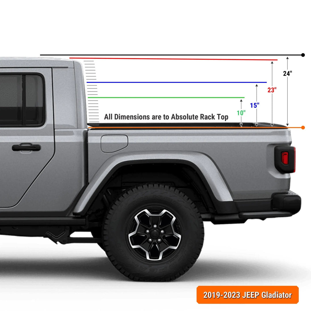 XTR1 Bed Rack for Jeep GladiatorXtrusion Overland