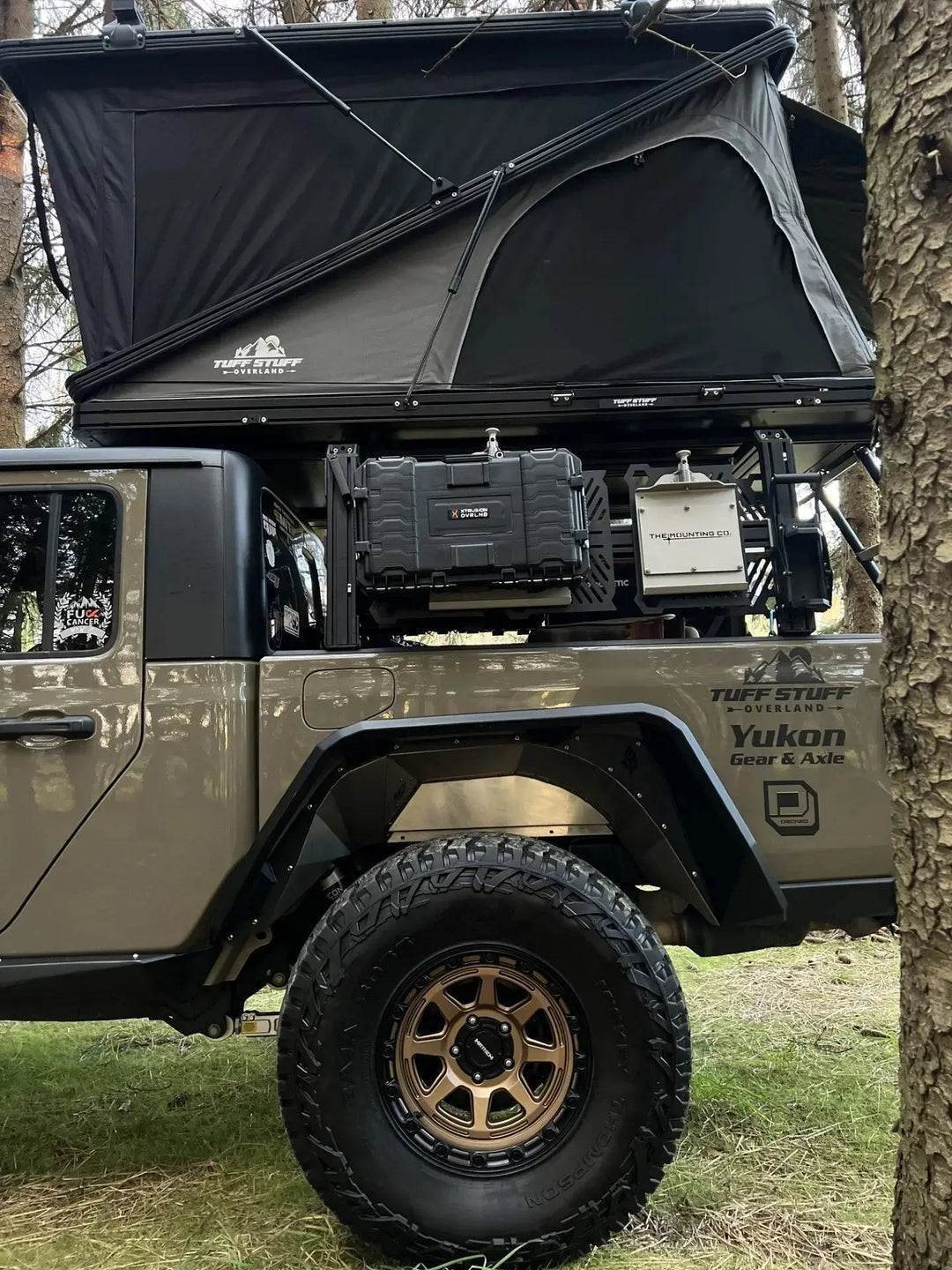 XTR1 Bed Rack for Jeep Gladiator - @OffroadFitness PackageXtrusion Overland