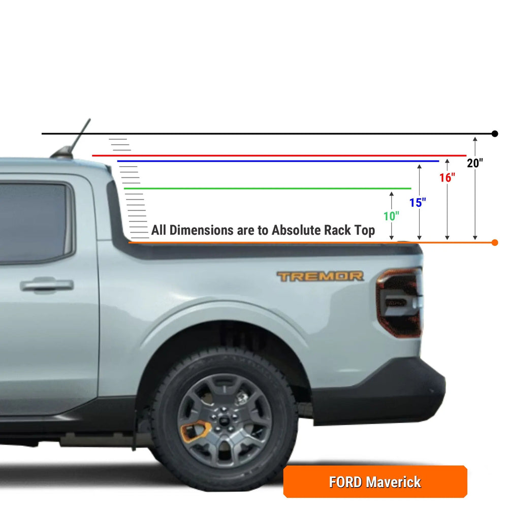 XTR1 Bed Rack for Retrax XR Cover - Ford MaverickXtrusion Overland