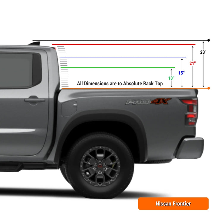 XTR1 Bed Rack for Retrax XR Cover - Nissan FrontierXtrusion Overland