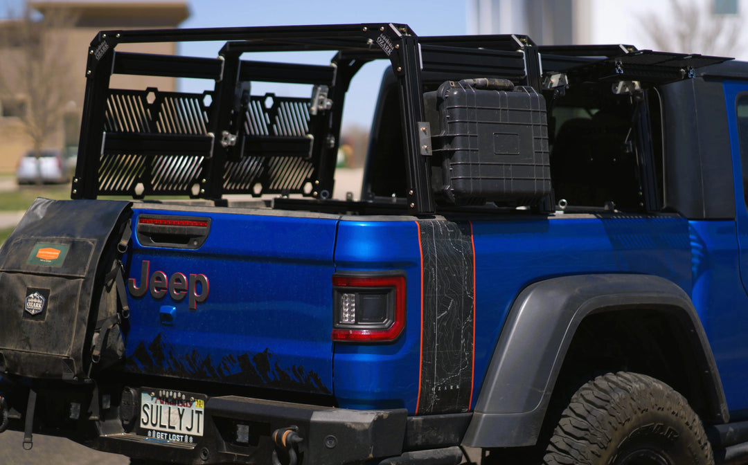 XTR3 Bed Rack for Jeep Gladiator - Ozark Overland Adventures