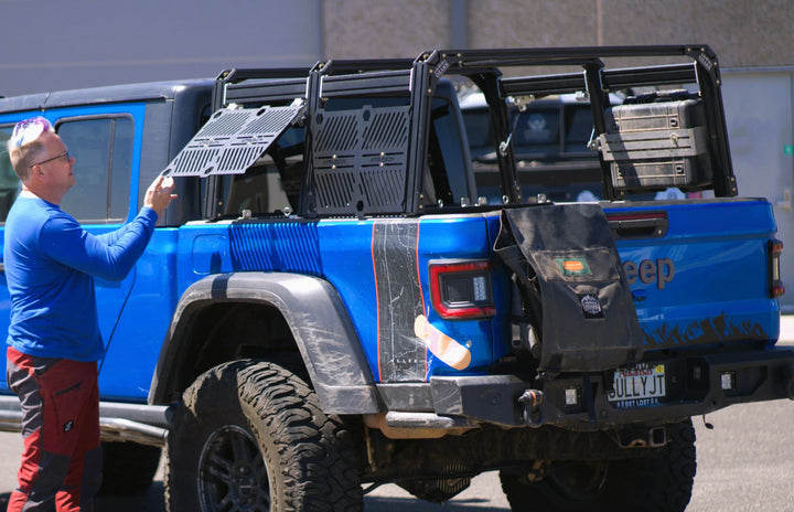 XTR3 Bed Rack for Jeep Gladiator - Ozark Overland Adventures EditionXtrusion Overland