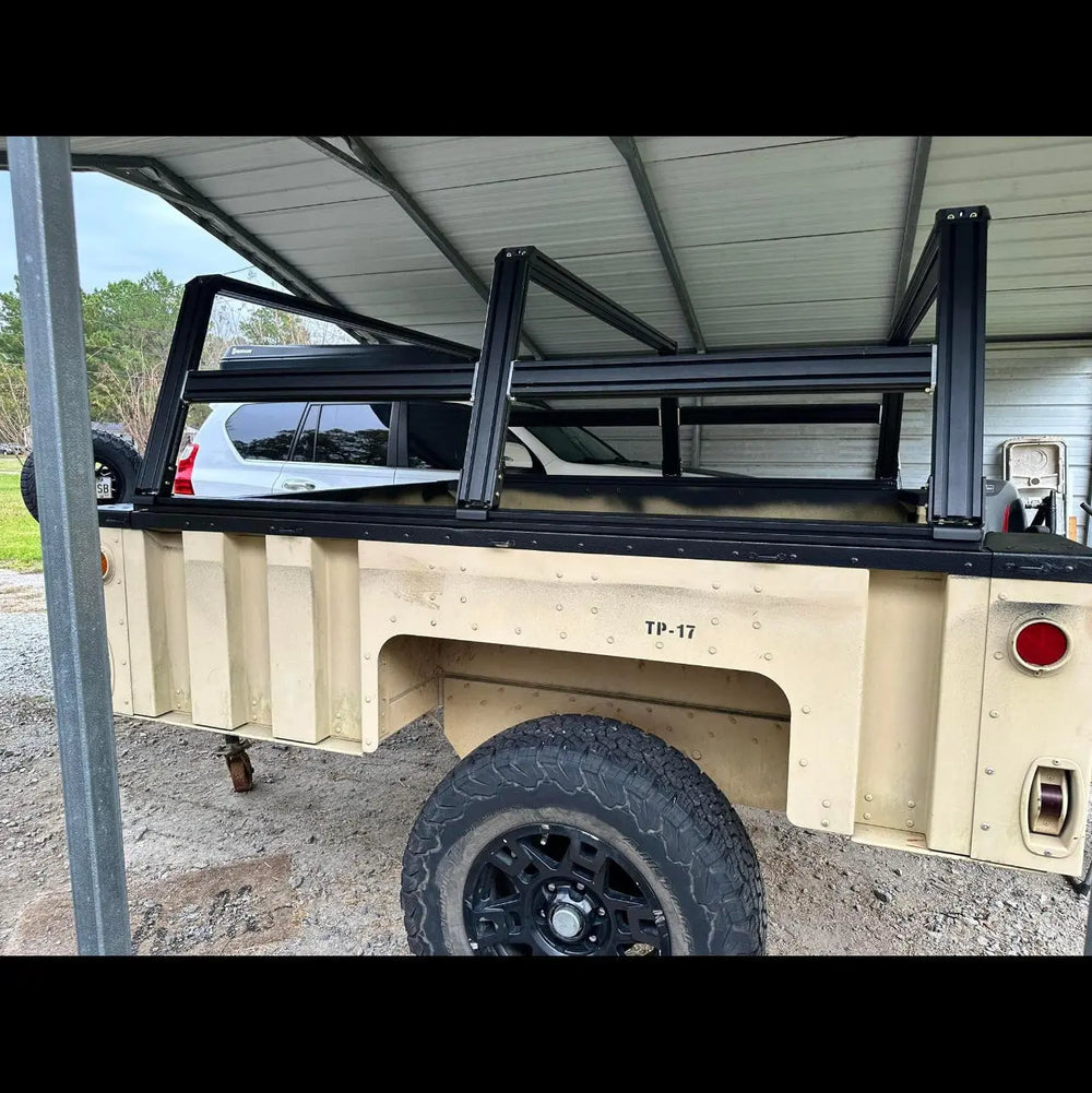 XTR3 Bed Rack for M1101 Style Military TrailerXtrusion Overland
