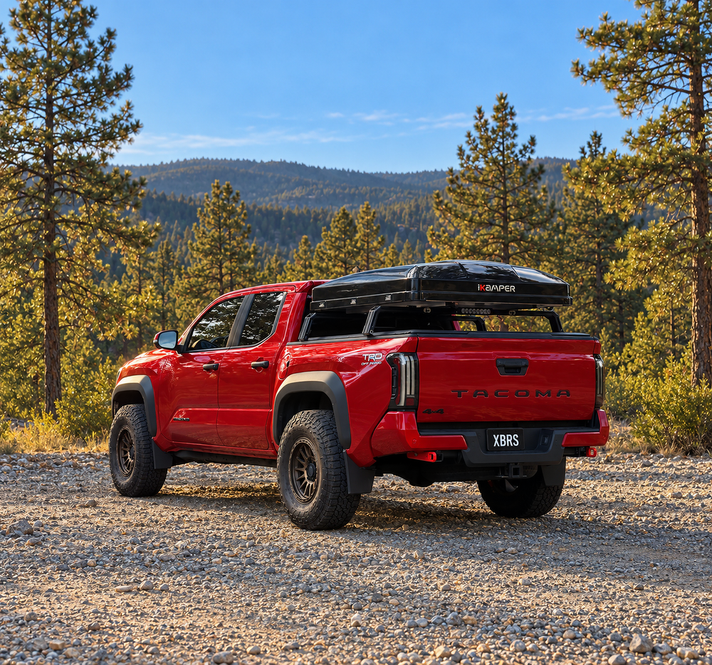 Toyota Tacoma Bed Bars | XBRS Low-Profile Truck Bed Cross BarsXtrusion Overland