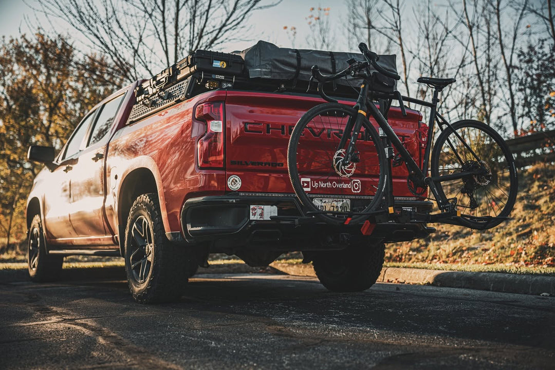 Chevy Silverado &amp; GMC Sierra 1500 Bed Bars | XBRS Low-Profile Truck Bed Cross BarsXtrusion Overland