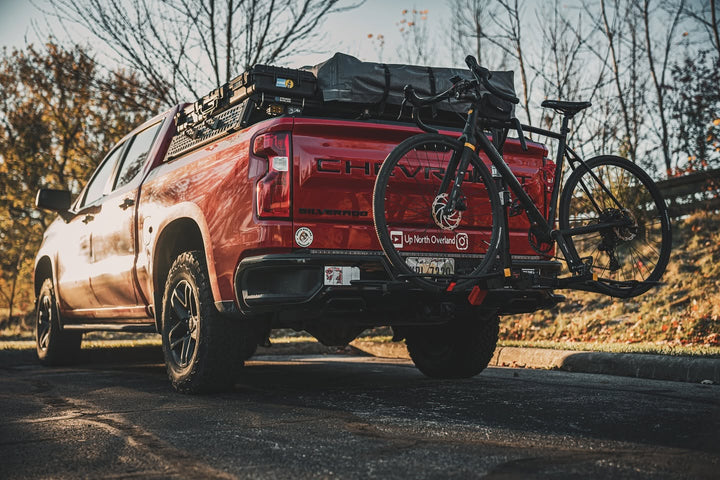 Chevy Silverado &amp; GMC Sierra 1500 Bed Bars | XBRS Low-Profile Truck Bed Cross BarsXtrusion Overland