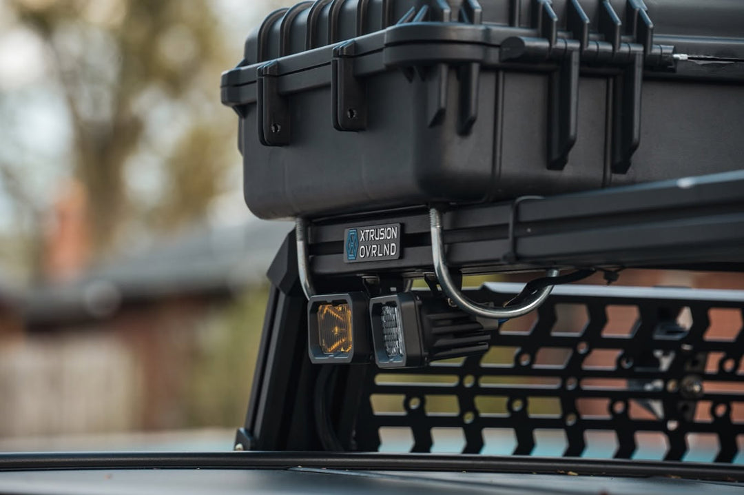 Chevy Silverado &amp; GMC Sierra 1500 Bed Bars | XBRS Low-Profile Truck Bed Cross BarsXtrusion Overland